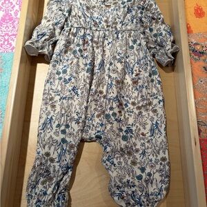 Mabel + Honey Floral Baby Romper